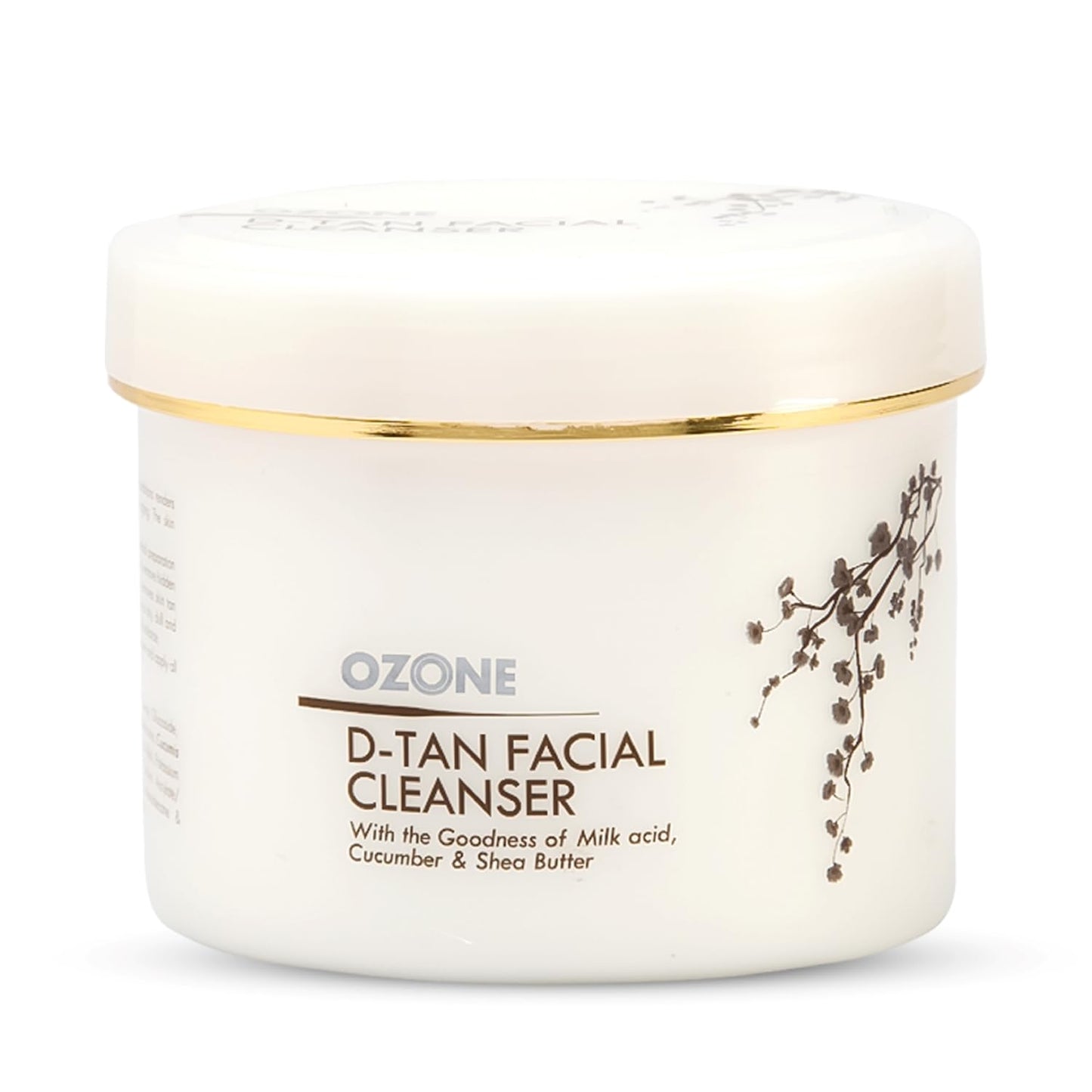 Ozone D-Tan Facial Cleanser | Enriched with Cucumber, Shea Butter & Milk