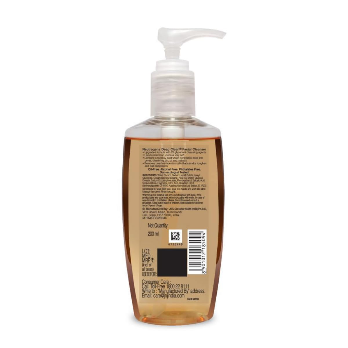 Neutrogena Deep Clean Gentle Facial Cleanser