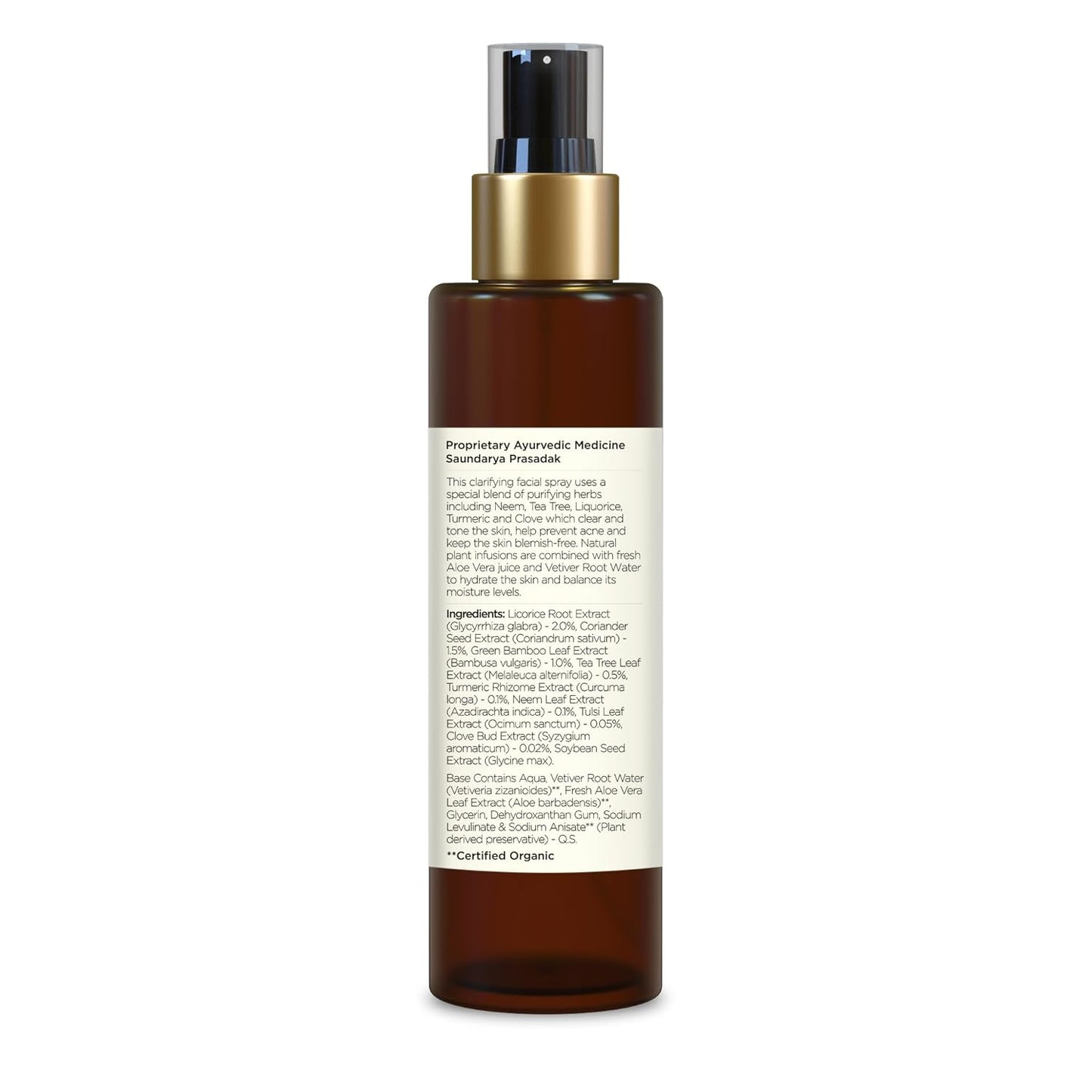 Forest Essentials Shudhi Skin Clarifying Facial Spray | Hydrating Toner for Acne Prone Skin| Tone for Oily Skin | Reduces Acne and Blackheads | With Neem, Tulsi, & Tea Tree Extract