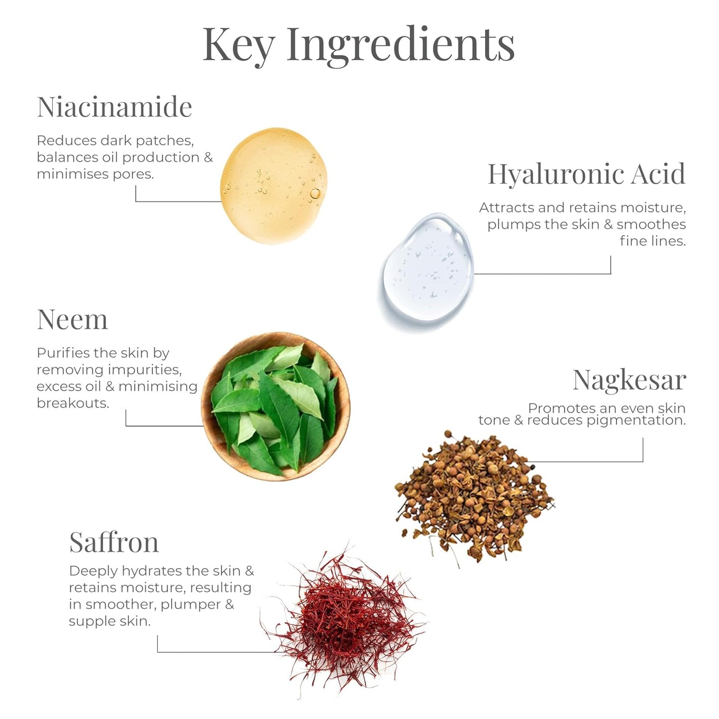 Forest Essentials Delicate Saffron & Neem Facial Cleanser with Hyaluronic Acid & Niacinamide