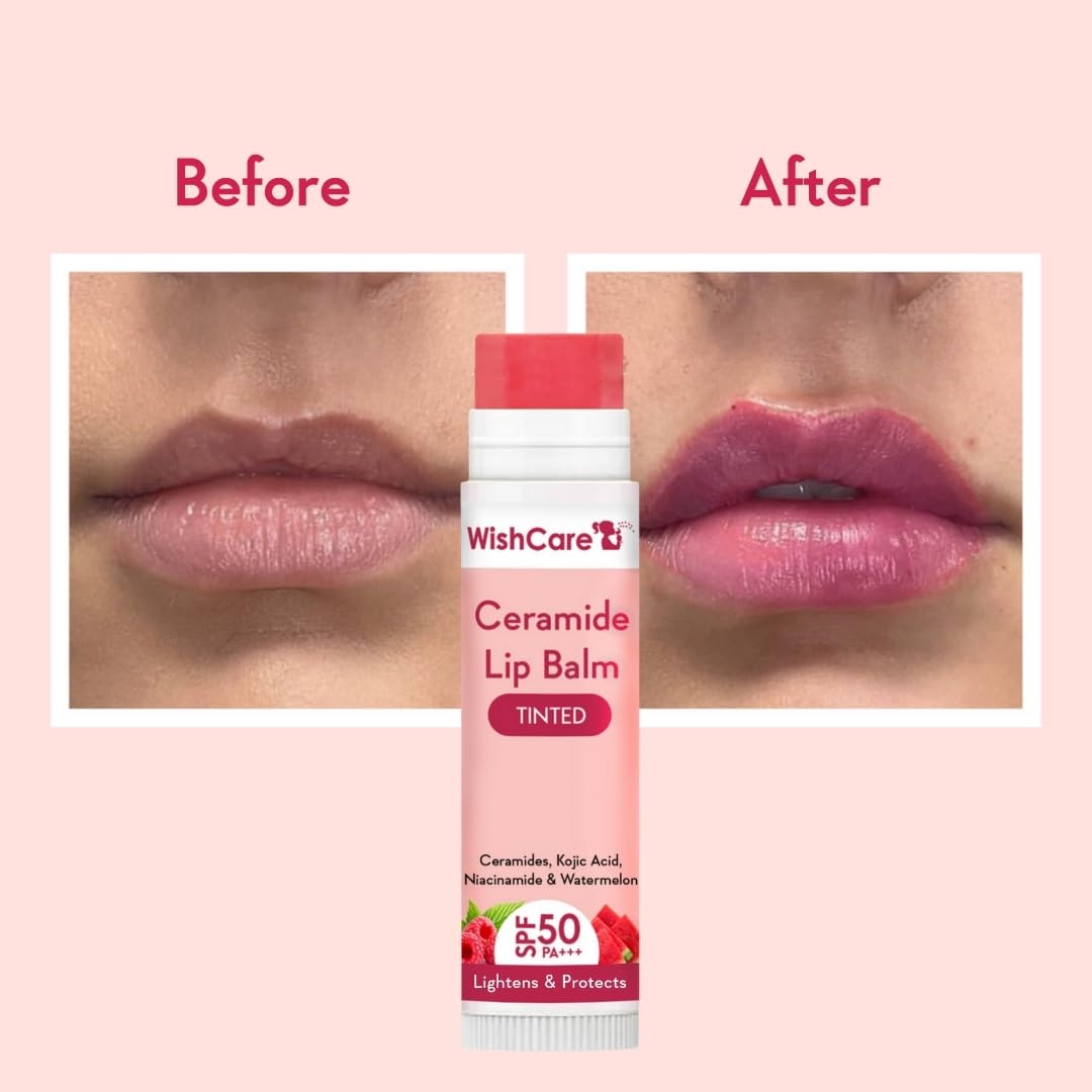 WishCare Tinted Lip Balm with SPF 50 PA+++ 5g
