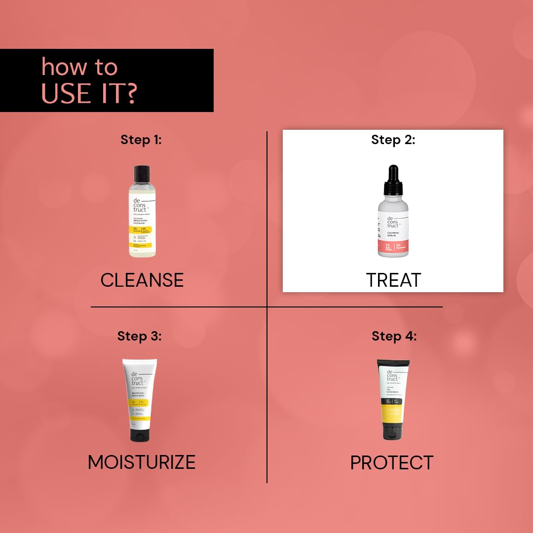 Deconstruct Clearing Serum: 5% Niacinamide Face Serum For Acne & Dark Spots