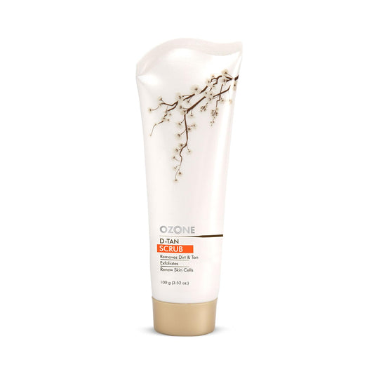Ozone D-Tan Face Scrub | Enriched with Arbutin, Bees Wax & Lactic Acid
