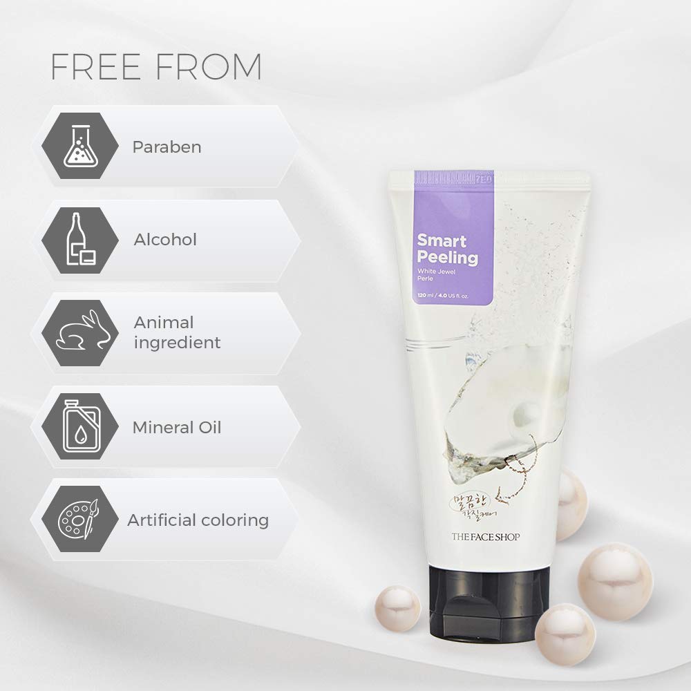 The Face Shop Smart Peeling White Jewel Gentle Exfoliator Face Scrub