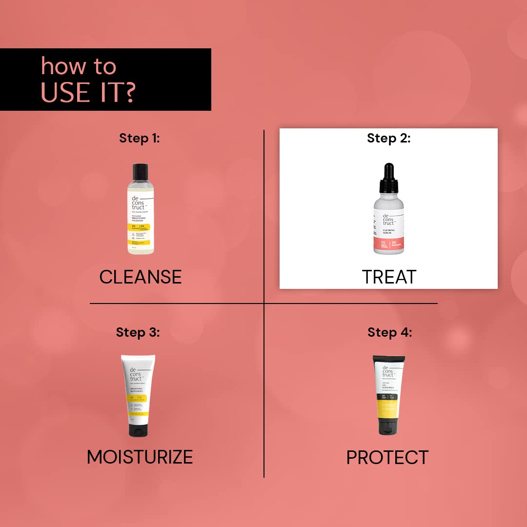 Deconstruct Clearing Serum: 5% Niacinamide Face Serum For Acne & Dark Spots