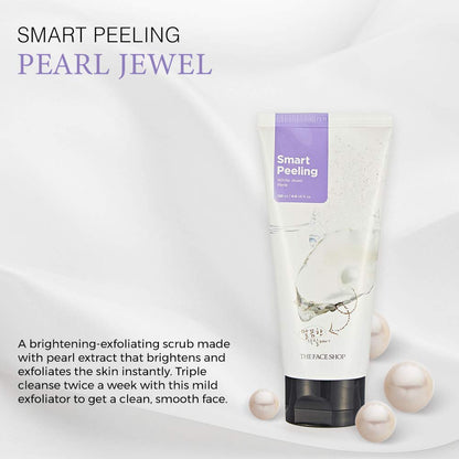 The Face Shop Smart Peeling White Jewel Gentle Exfoliator Face Scrub