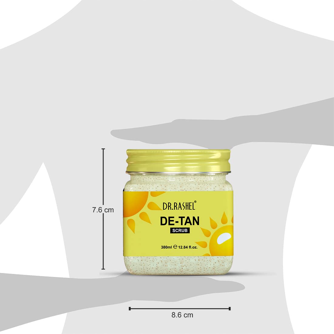 DR.RASHEL De-Tan Scrub For Face & Body (380 Ml)