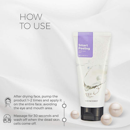 The Face Shop Smart Peeling White Jewel Gentle Exfoliator Face Scrub