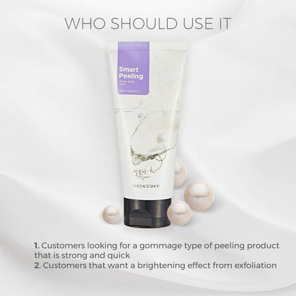 The Face Shop Smart Peeling White Jewel Gentle Exfoliator Face Scrub