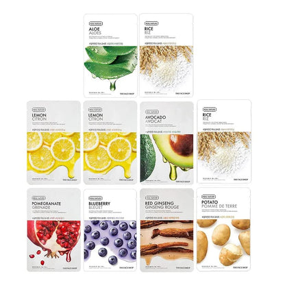 The Face Shop Real Nature Daily Glow Sheet Mask for Glowing Skin & Hydration