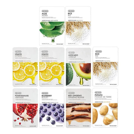 The Face Shop Real Nature Daily Glow Sheet Mask for Glowing Skin & Hydration