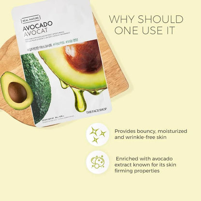 The Face Shop Real Nature Daily Glow Sheet Mask for Glowing Skin & Hydration