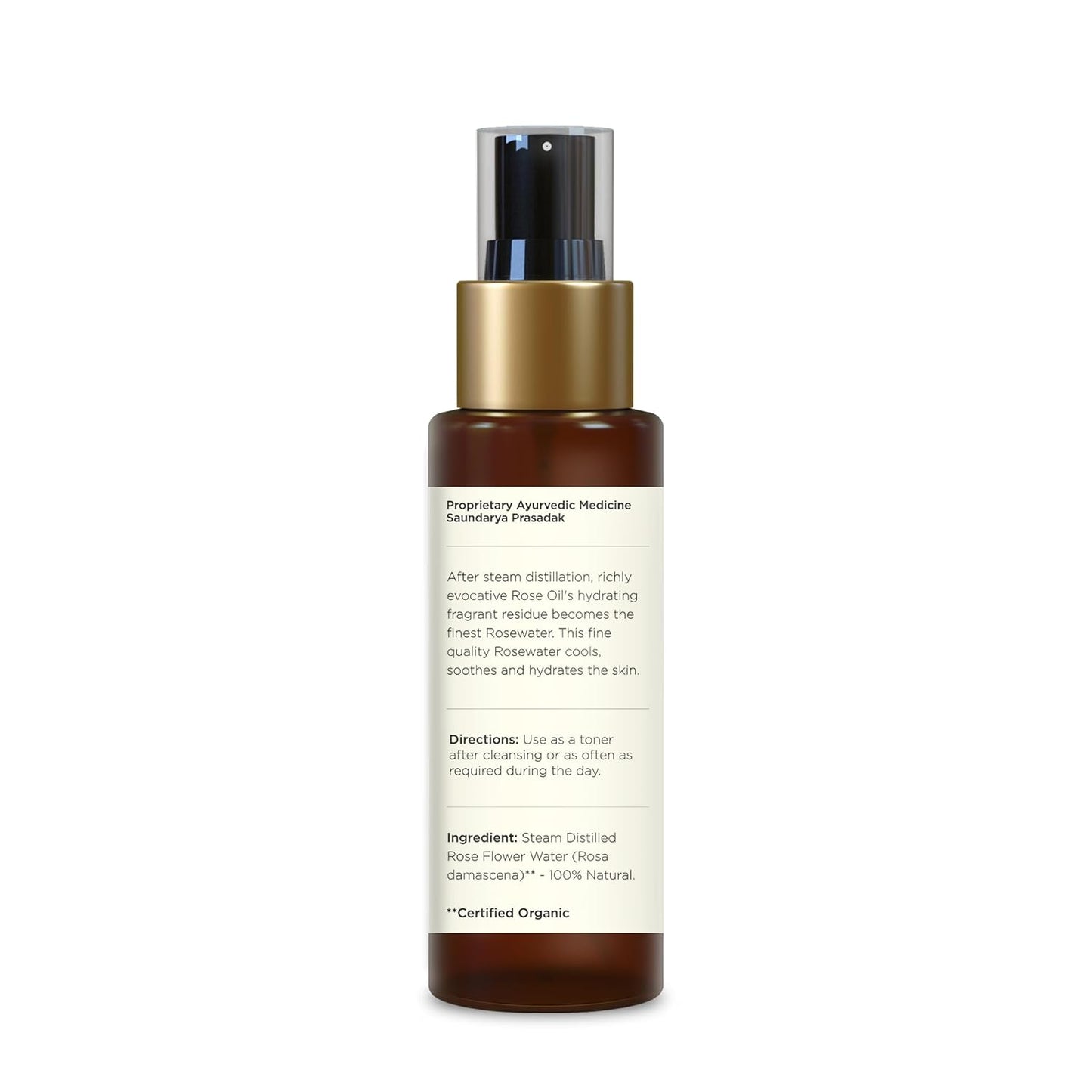 Forest Essentials Travel Size Facial Tonic Mist Pure Rosewater | Refreshing Face Toner For Pore Tightening And Hydration | Alcohol-Free Toner For Glowing Skin | 50 Ml, Pack of 1