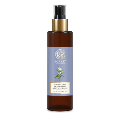 Forest Essentials Shudhi Skin Clarifying Facial Spray | Hydrating Toner for Acne Prone Skin| Tone for Oily Skin | Reduces Acne and Blackheads | With Neem, Tulsi, & Tea Tree Extract