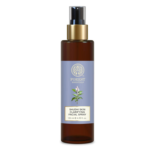 Forest Essentials Shudhi Skin Clarifying Facial Spray | Hydrating Toner for Acne Prone Skin| Tone for Oily Skin | Reduces Acne and Blackheads | With Neem, Tulsi, & Tea Tree Extract