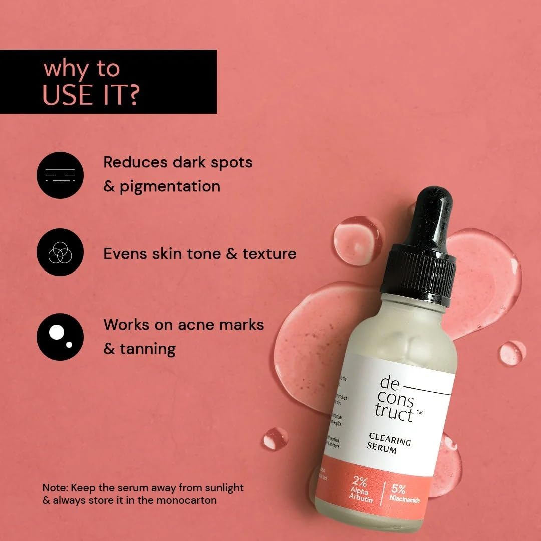 Deconstruct Clearing Serum: 5% Niacinamide Face Serum For Acne & Dark Spots