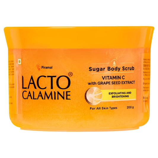 Lacto Calamine Vitamin C Sugar Body Scrub | 200 g