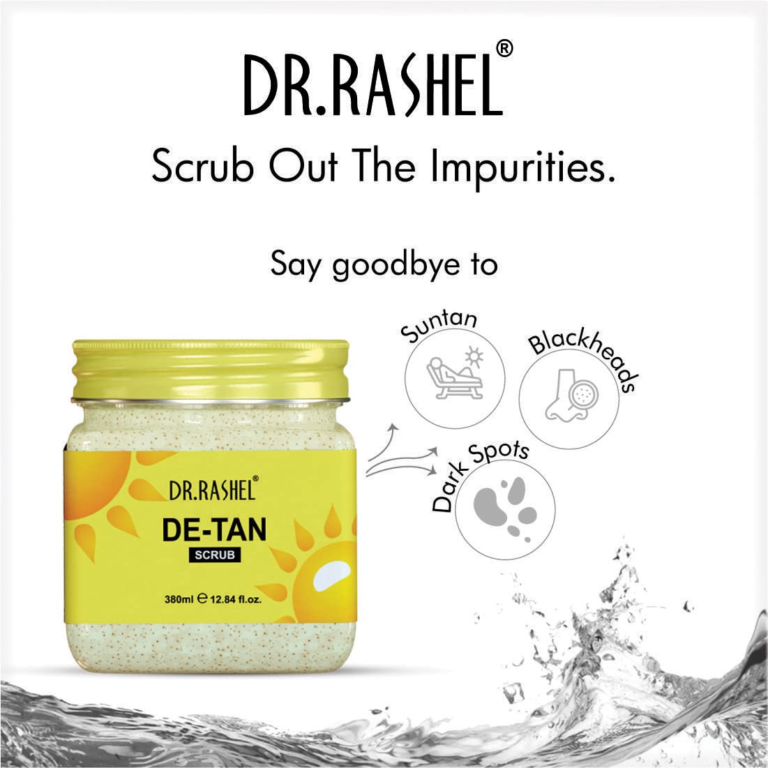 DR.RASHEL De-Tan Scrub For Face & Body (380 Ml)