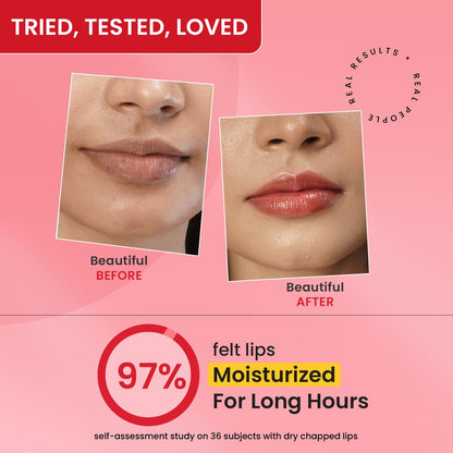 Dot & Key Strawberry Tinted Lip Balm with SPF 50 & Vitamin C + E 12gm