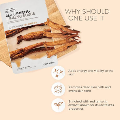 The Face Shop Real Nature Daily Glow Sheet Mask for Glowing Skin & Hydration