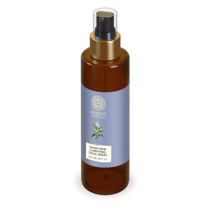 Forest Essentials Shudhi Skin Clarifying Facial Spray | Hydrating Toner for Acne Prone Skin| Tone for Oily Skin | Reduces Acne and Blackheads | With Neem, Tulsi, & Tea Tree Extract
