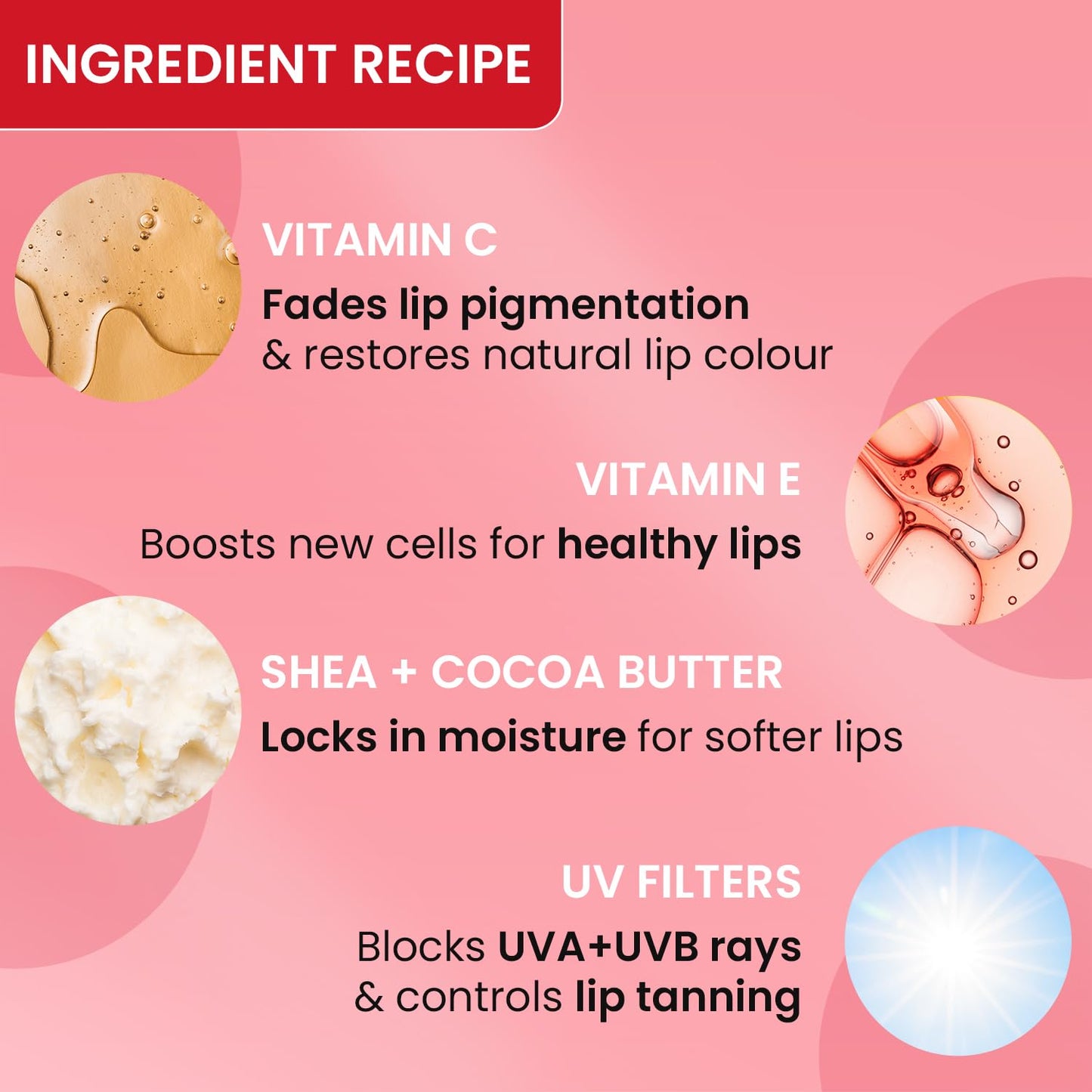 Dot & Key Strawberry Tinted Lip Balm with SPF 50 & Vitamin C + E 12gm