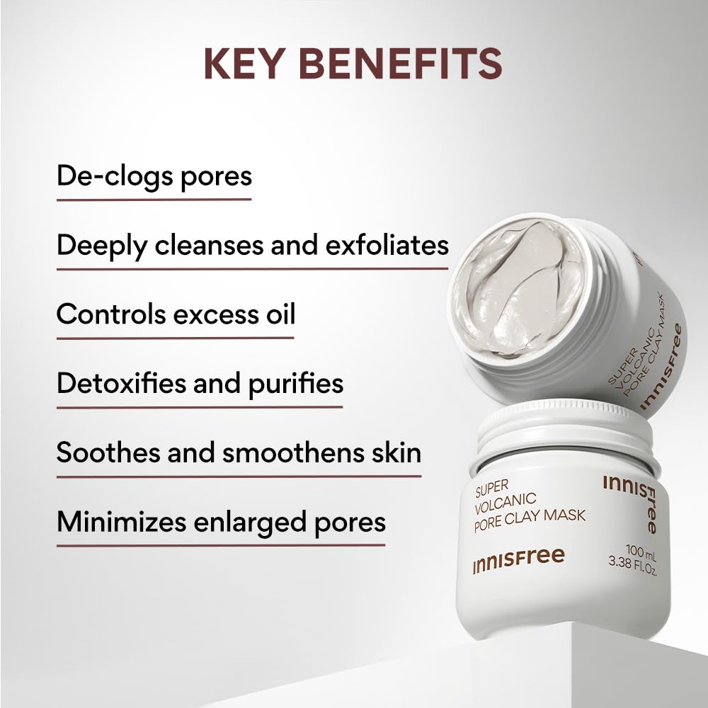 Innisfree Super Volcanic Pore Clay Mask 2X 100ml