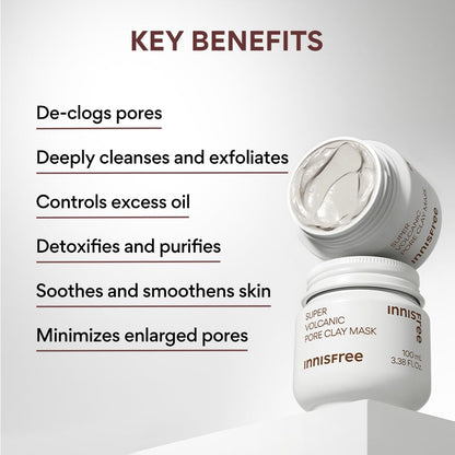 Innisfree Super Volcanic Pore Clay Mask 2X 100ml