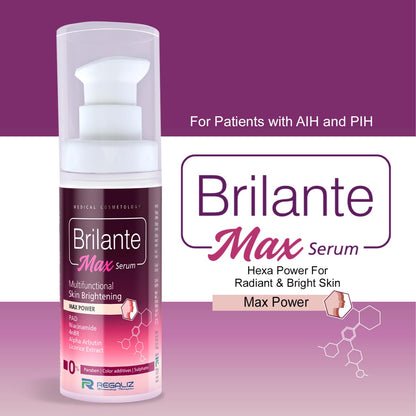 Regaliz Brilante Max Serum Multifunctional Skin Brightening & Radiance Booster 30ml