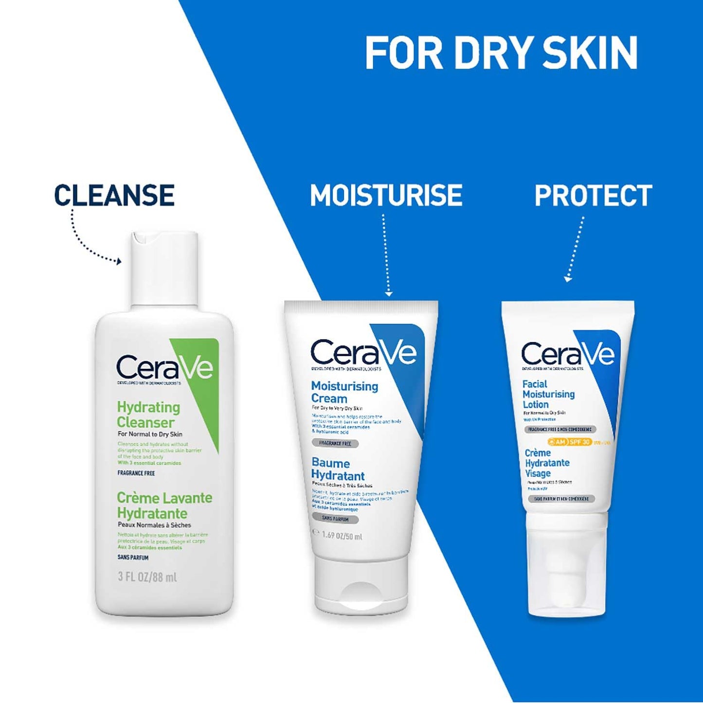 CeraVe Hydrating Cleanser For Normal To Dry Skin (88ml)
