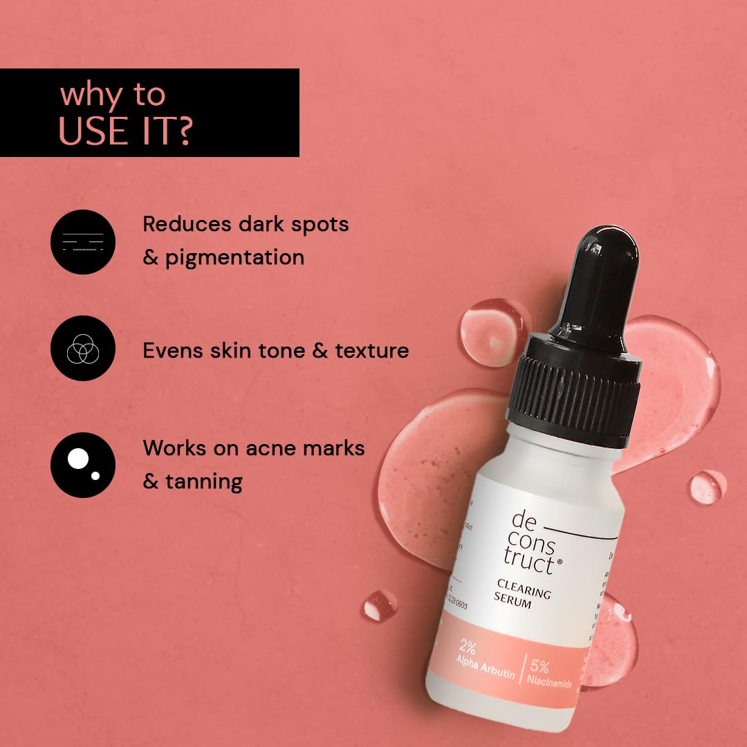 Deconstruct Clearing Serum: 5% Niacinamide Face Serum For Acne & Dark Spots