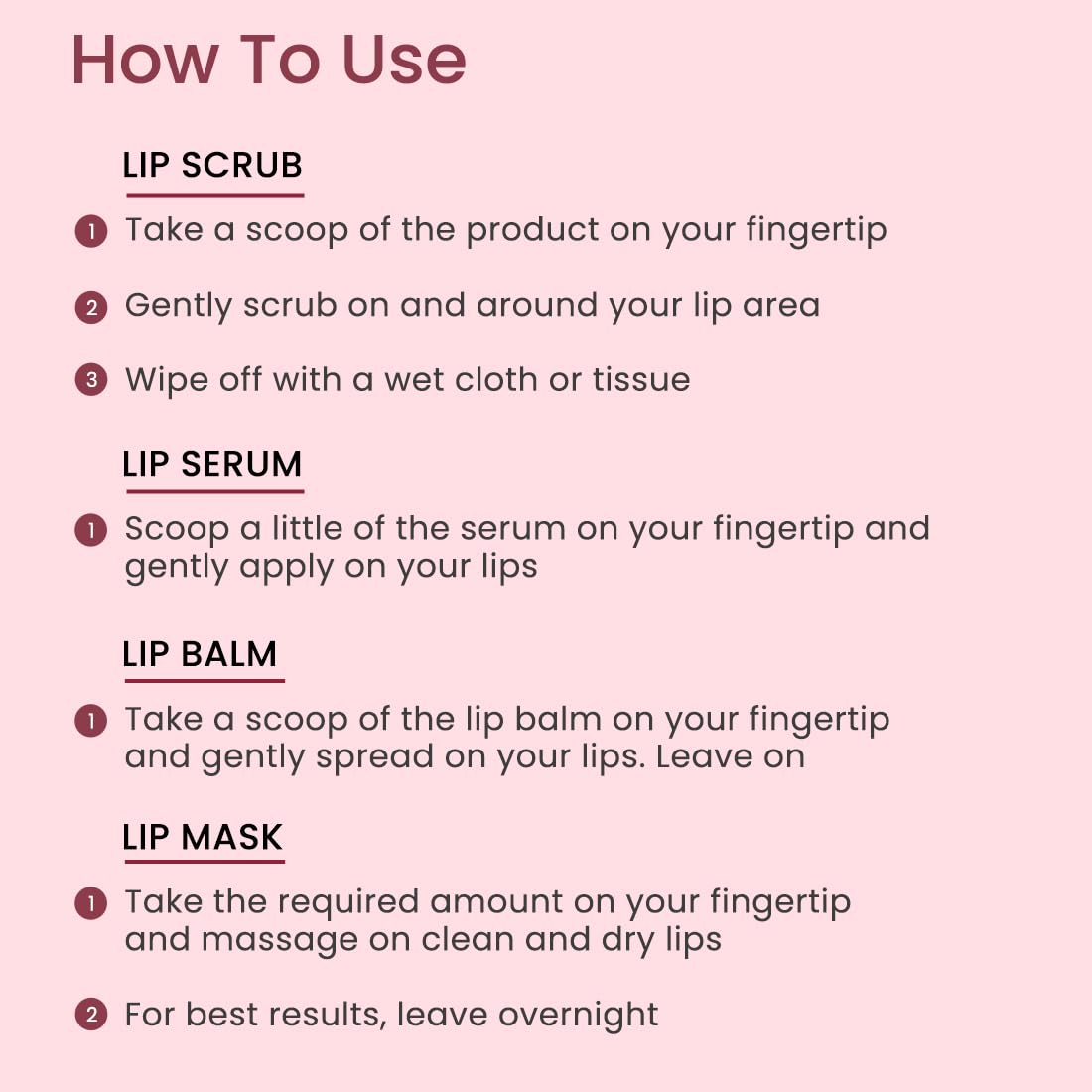 Earth Rhythm Lip Care Kit pack of 4