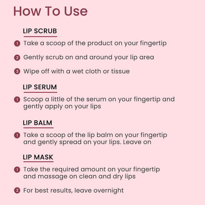 Earth Rhythm Lip Care Kit pack of 4