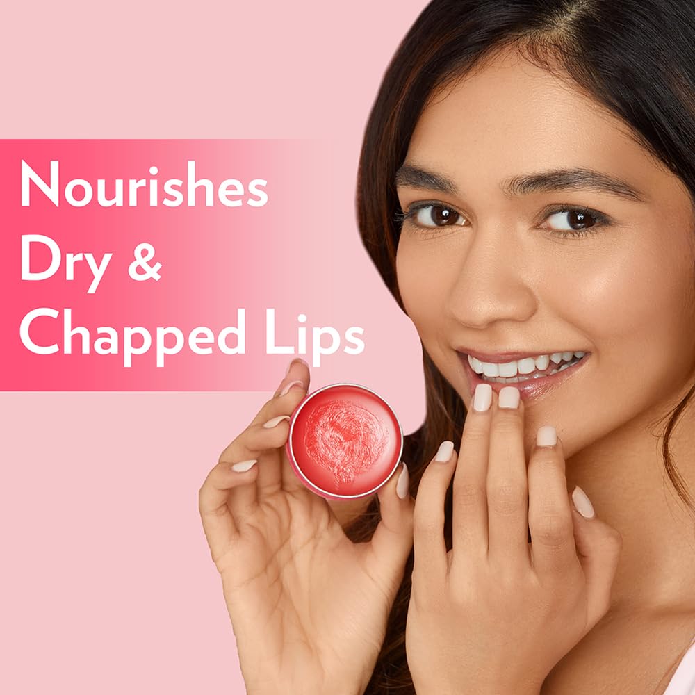 Vaseline Lip Tins Rosy Lips Provides Hydration, Sheer Pink Tint & Glossy Shine 17g