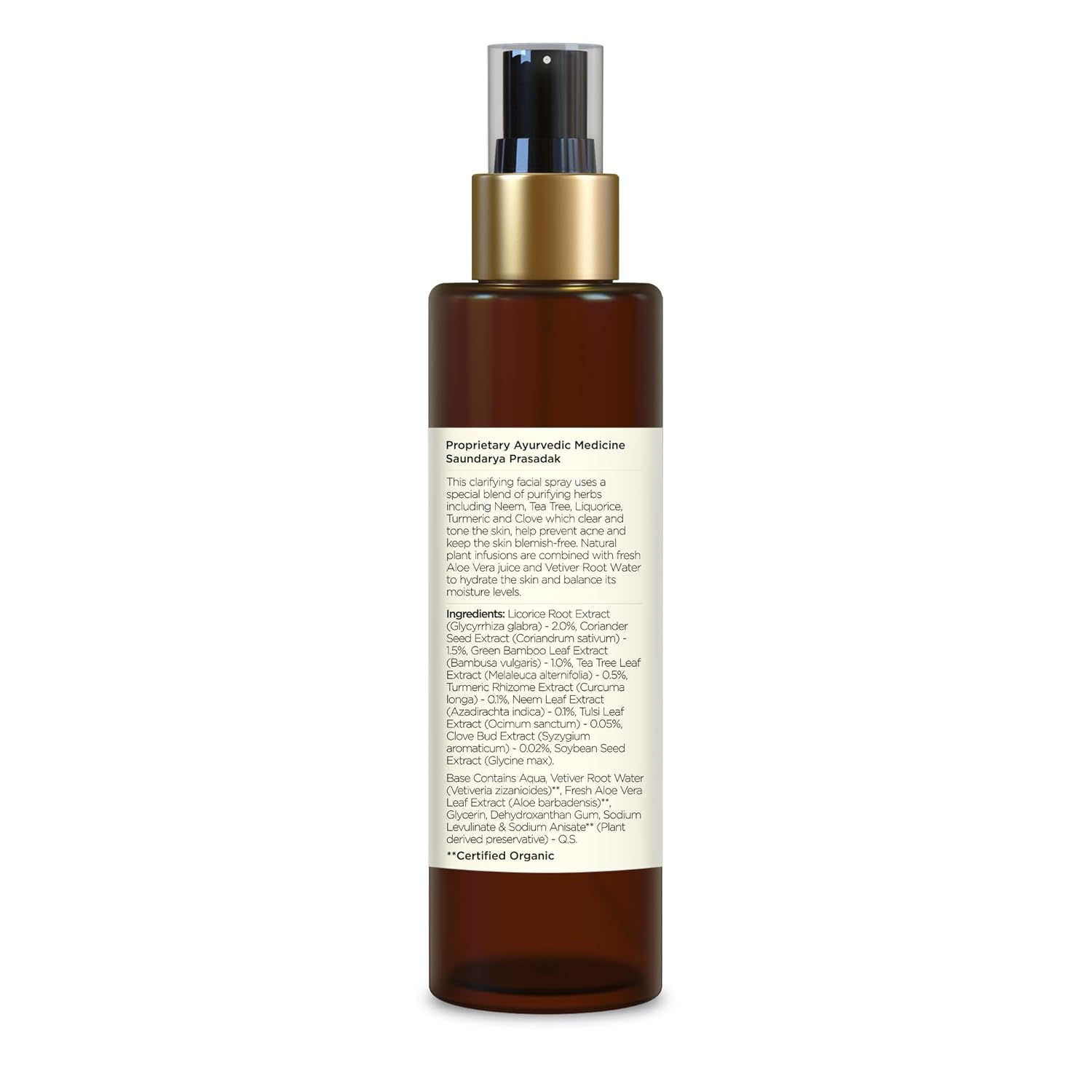 Forest Essentials Shudhi Skin Clarifying Facial Spray | Hydrating Toner for Acne Prone Skin| Tone for Oily Skin | Reduces Acne and Blackheads | With Neem, Tulsi, & Tea Tree Extract