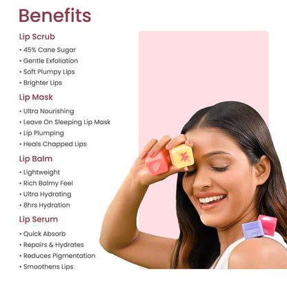 Earth Rhythm Lip Care Kit pack of 4