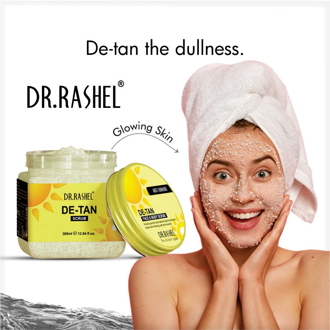DR.RASHEL De-Tan Scrub For Face & Body (380 Ml)