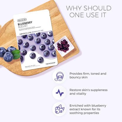 The Face Shop Real Nature Daily Glow Sheet Mask for Glowing Skin & Hydration