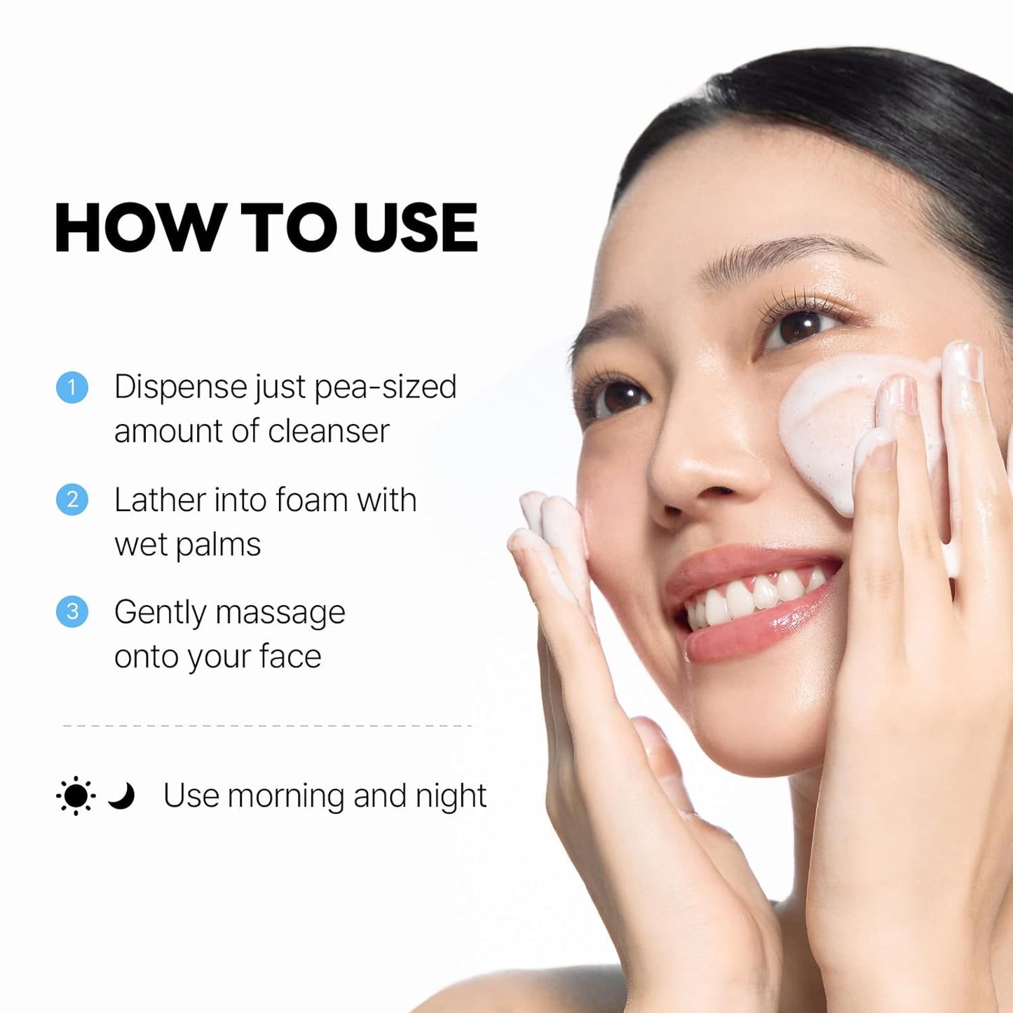 ROUND LAB 1025 DOKDO Foam Facial Cleanser | Korean beauty | Glass skin | (150 ml 5.07 fl.oz)