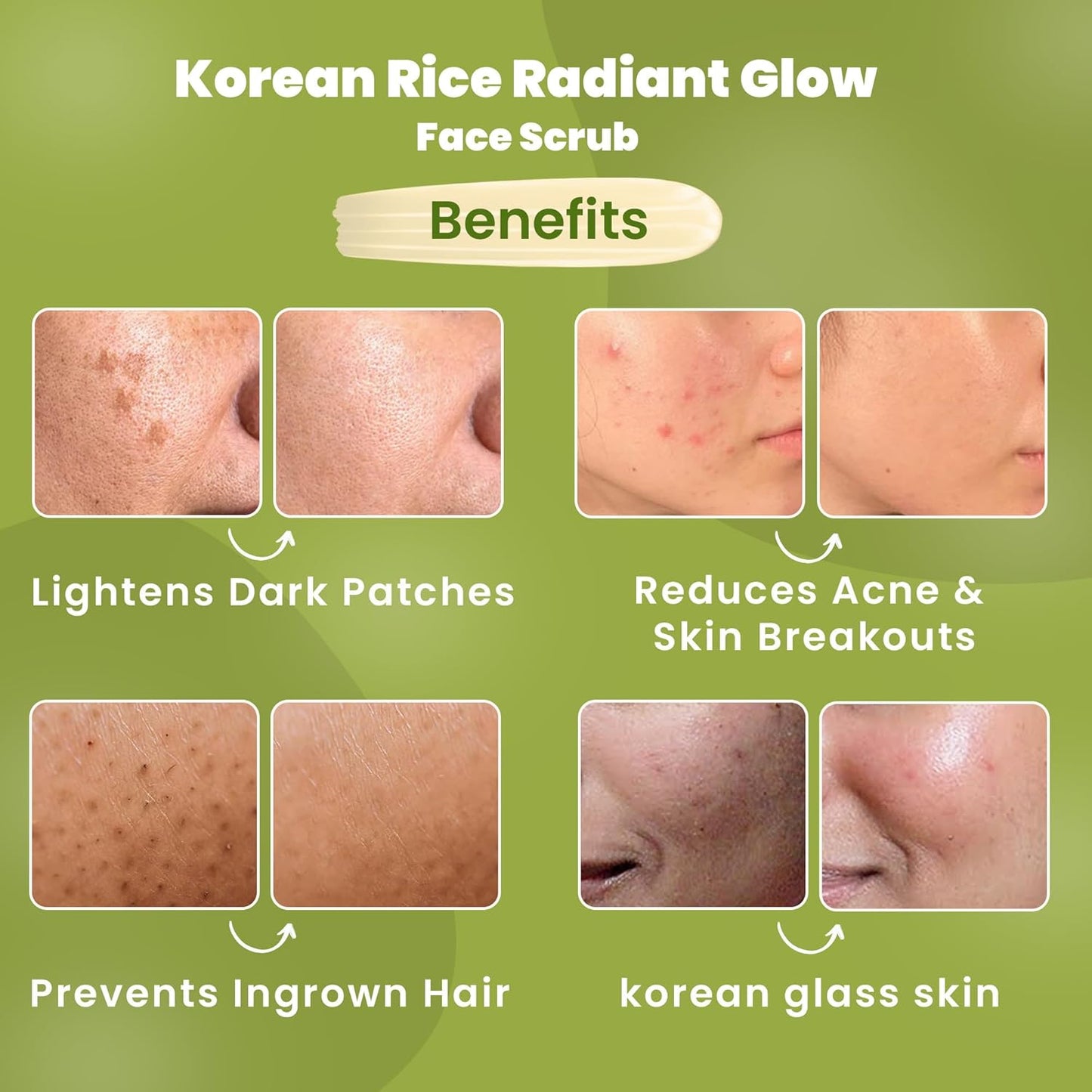 WildOak Korean Rice Face Scrub 100g