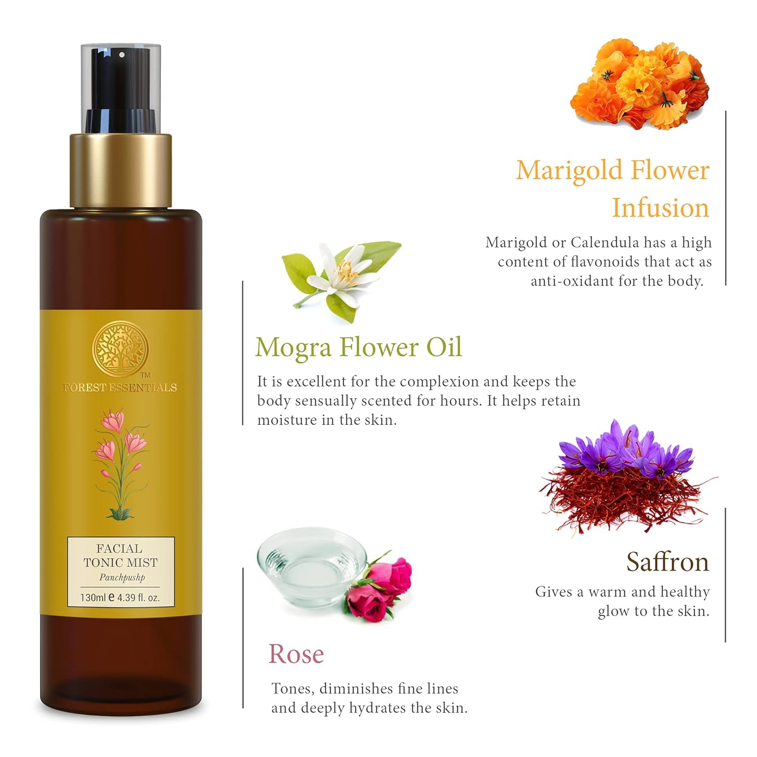 Forest Essentials Facial Tonic Mist with Panchpushp