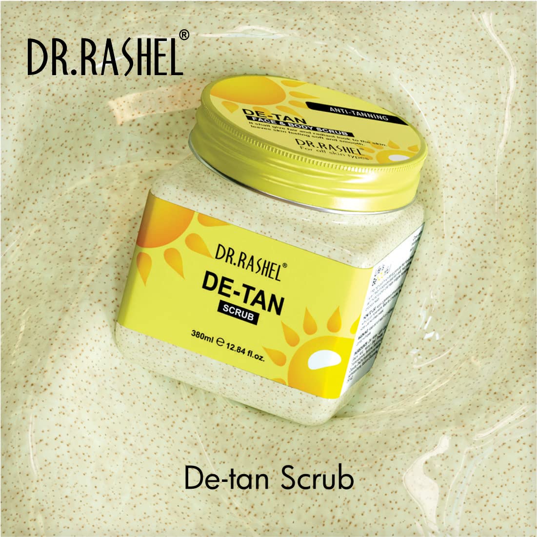 DR.RASHEL De-Tan Scrub For Face & Body (380 Ml)