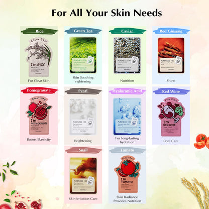 Tonymoly Super 10 Face Sheet Mask – Pack of 10