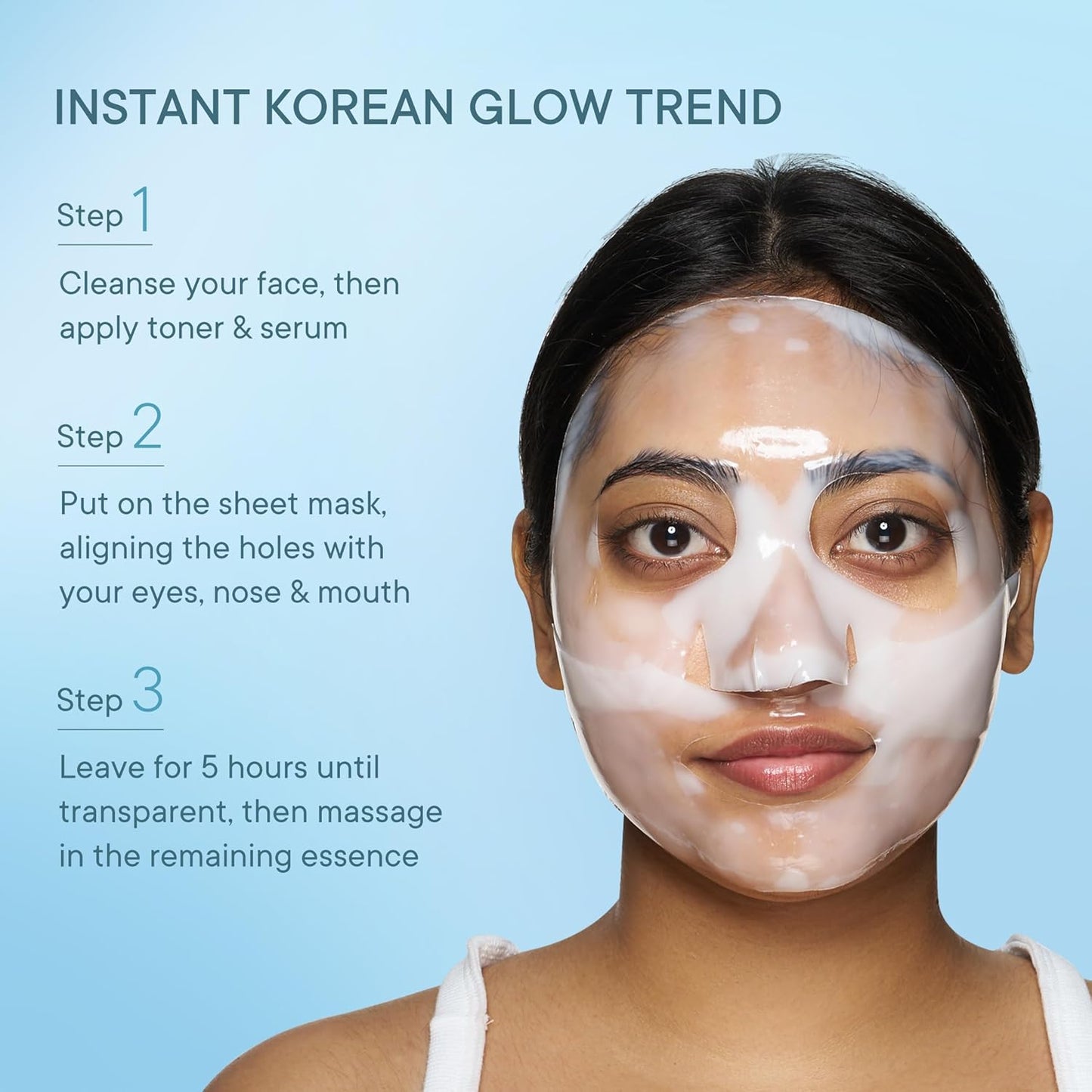 Quench Snail Mucin Collagen Boost Mask with Niacinamide & Hyaluronic Acid for Glass Skin within 4 Hours