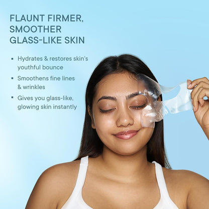 Quench Snail Mucin Collagen Boost Mask with Niacinamide & Hyaluronic Acid for Glass Skin within 4 Hours