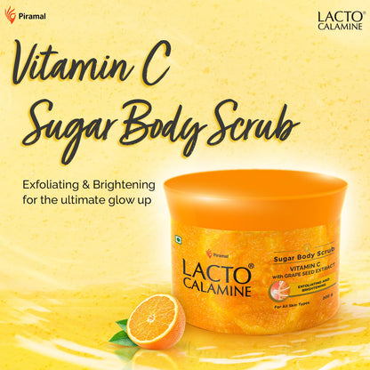 Lacto Calamine Vitamin C Sugar Body Scrub | 200 g