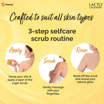 Lacto Calamine Vitamin C Sugar Body Scrub | 200 g