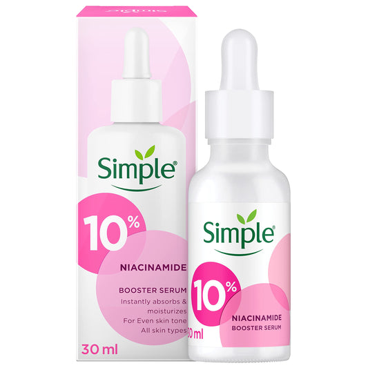 Simple Booster Serum 10% Niacinamide Provides Even Skin Tone & Hydration 30ml