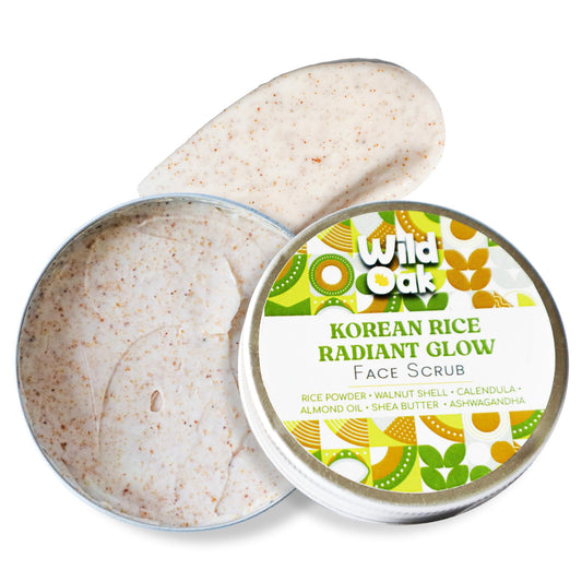 WildOak Korean Rice Face Scrub 100g