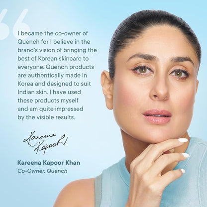 Quench Snail Mucin Collagen Boost Mask with Niacinamide & Hyaluronic Acid for Glass Skin within 4 Hours